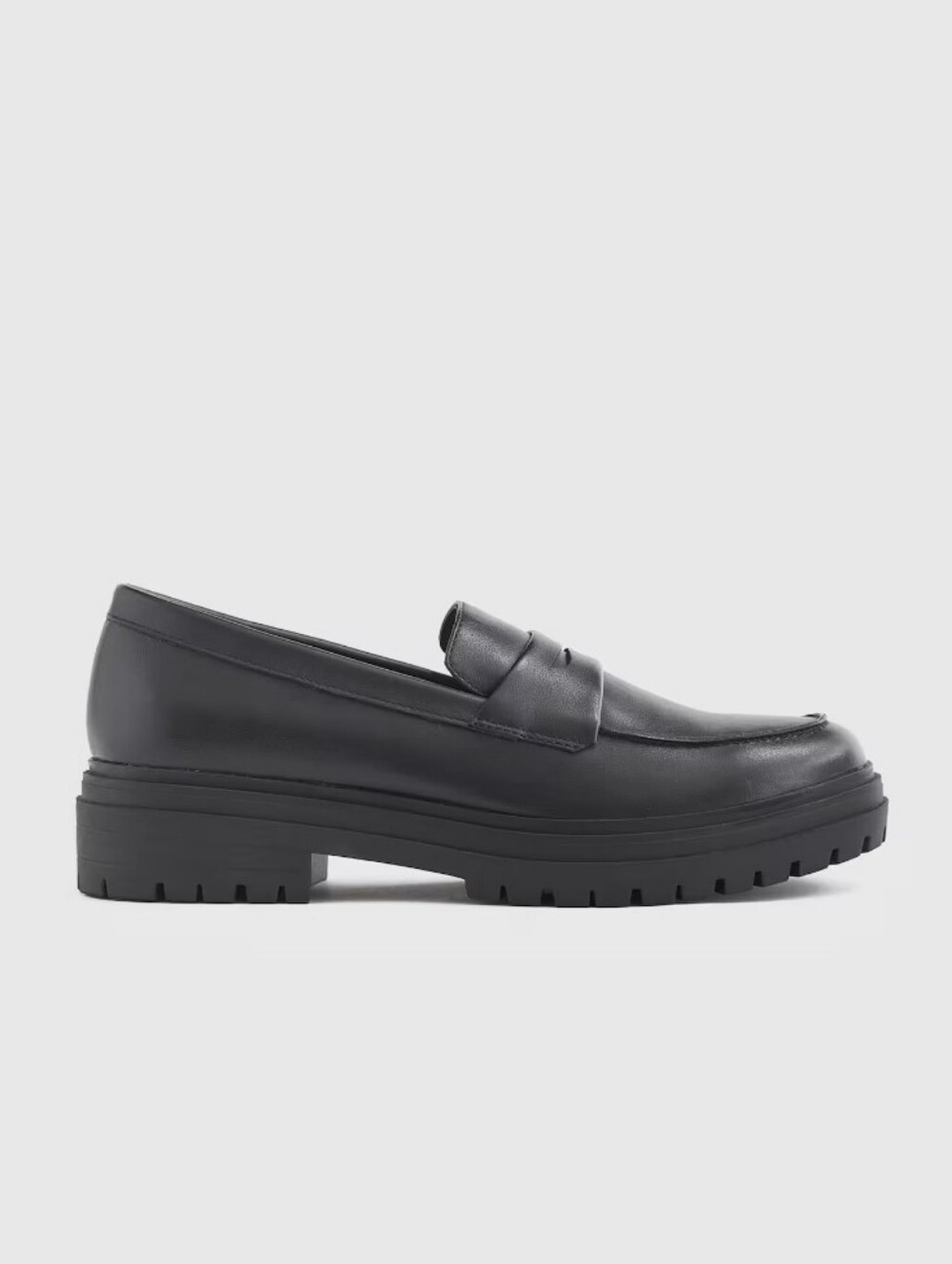 Quince Italian Leather Lug Loafer Black Sz 10 New In Box